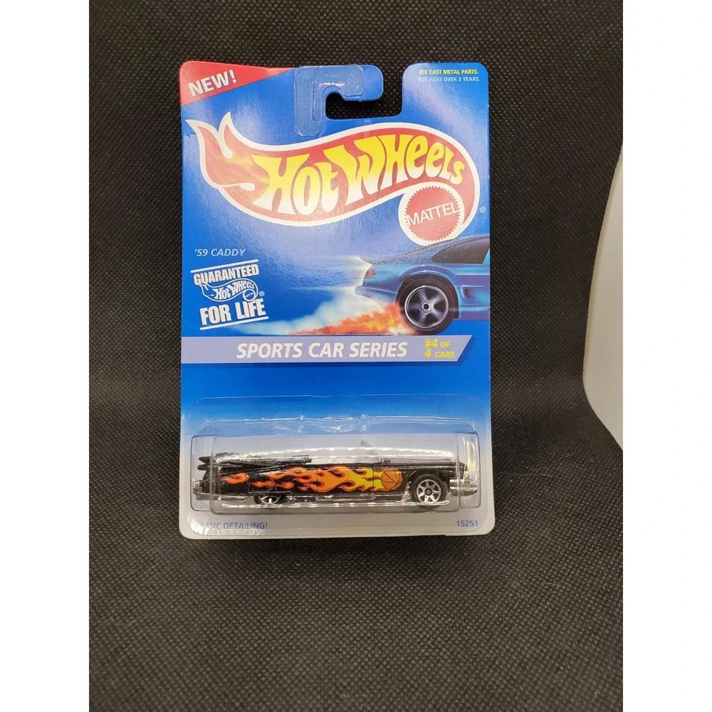 1995 Mattel Hot Wheels Sports Car Series: '59 Caddy. Collector #407